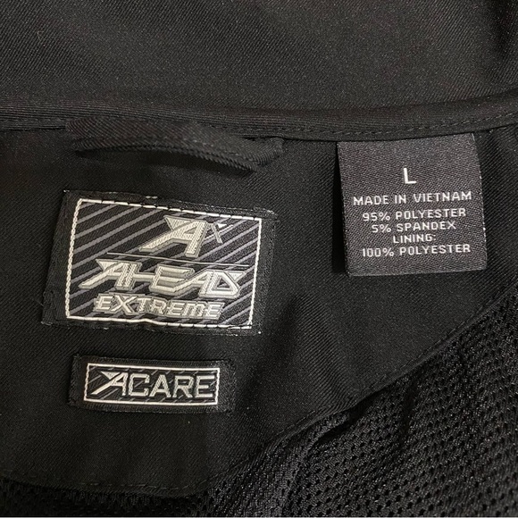 Ahead Extreme Men’s Acare Black Performance Golf 1/4 Zip Pullover Jacket - Picture 8 of 10